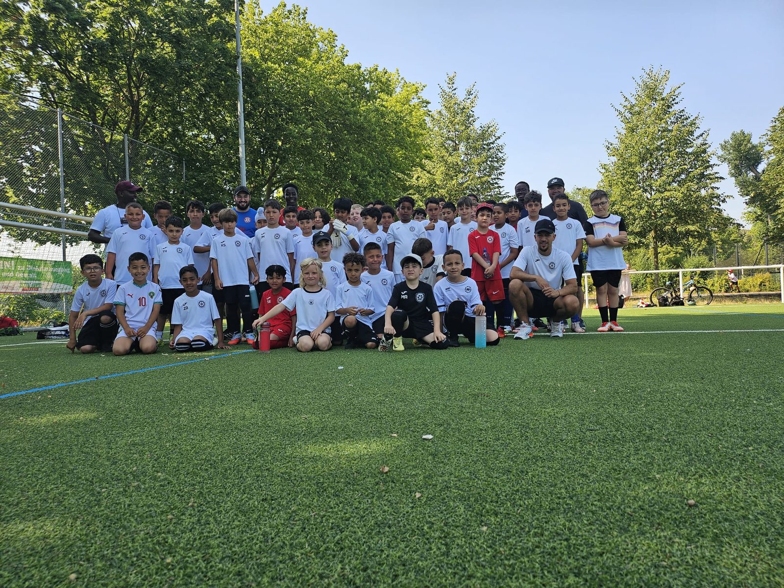Fußballschule – Teilnehmer auf dem Platz