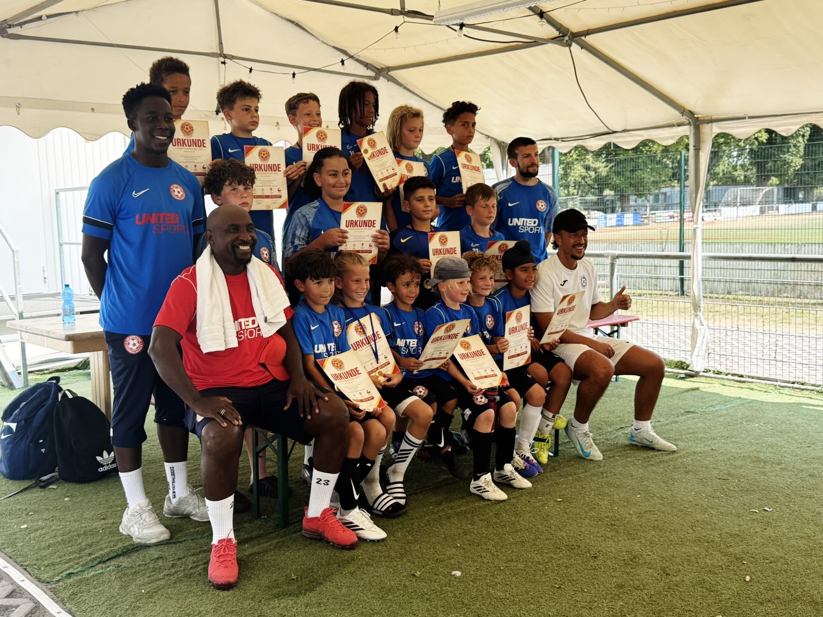 Fußballschule – Siegerehrung
